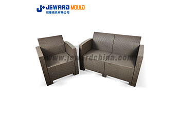 Напольная форма для дивана с ротанговым стилем