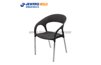 Круглая металлическая Форма для стула с подлокотниками в стиле ротанга